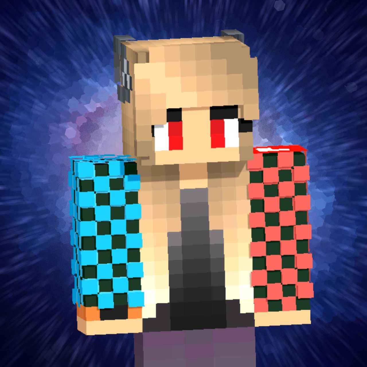 Пример правильного размера скина на аватарке